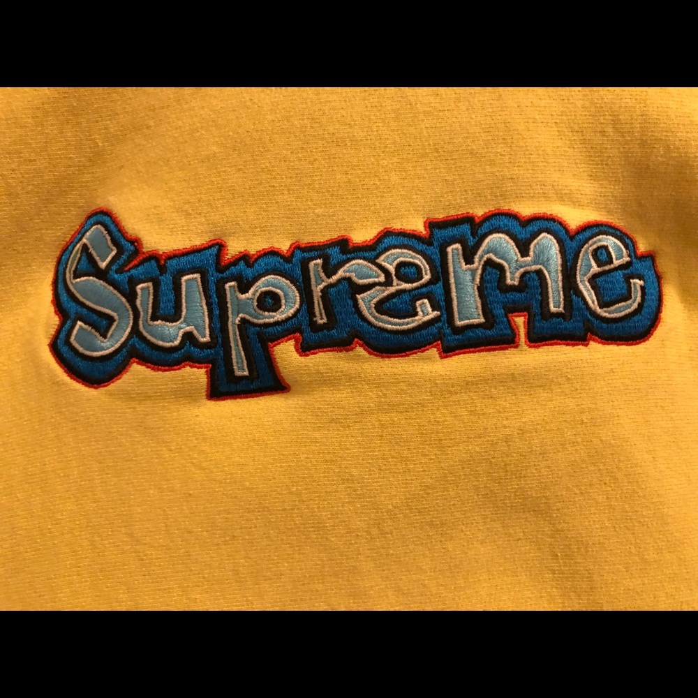 Supreme Gonz Hoodie Yellow 100% authentic Size XL